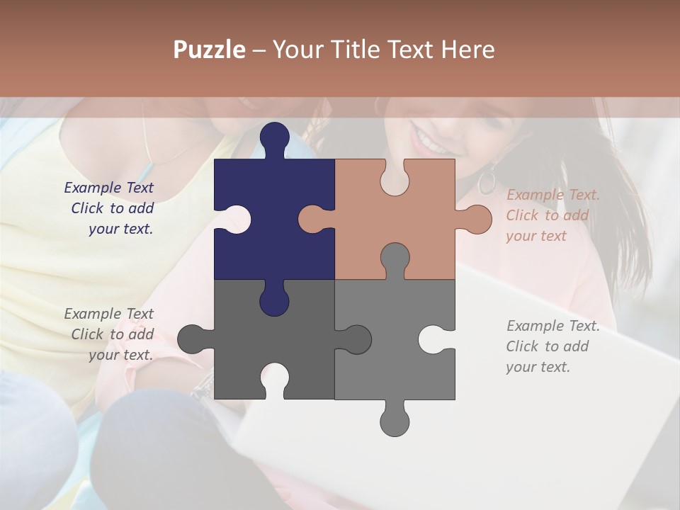 Joyful Lifestyle Adults PowerPoint Template