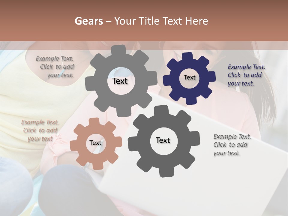 Joyful Lifestyle Adults PowerPoint Template