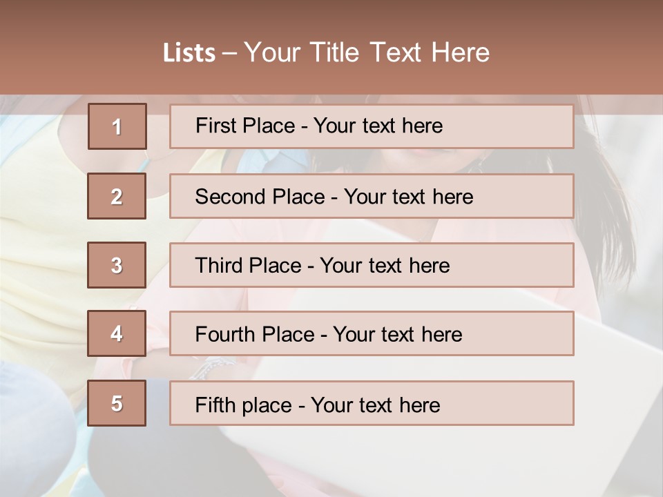 Joyful Lifestyle Adults PowerPoint Template