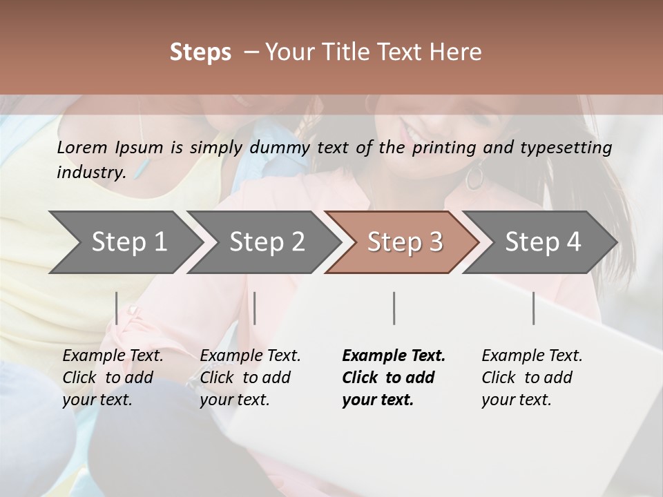 Joyful Lifestyle Adults PowerPoint Template