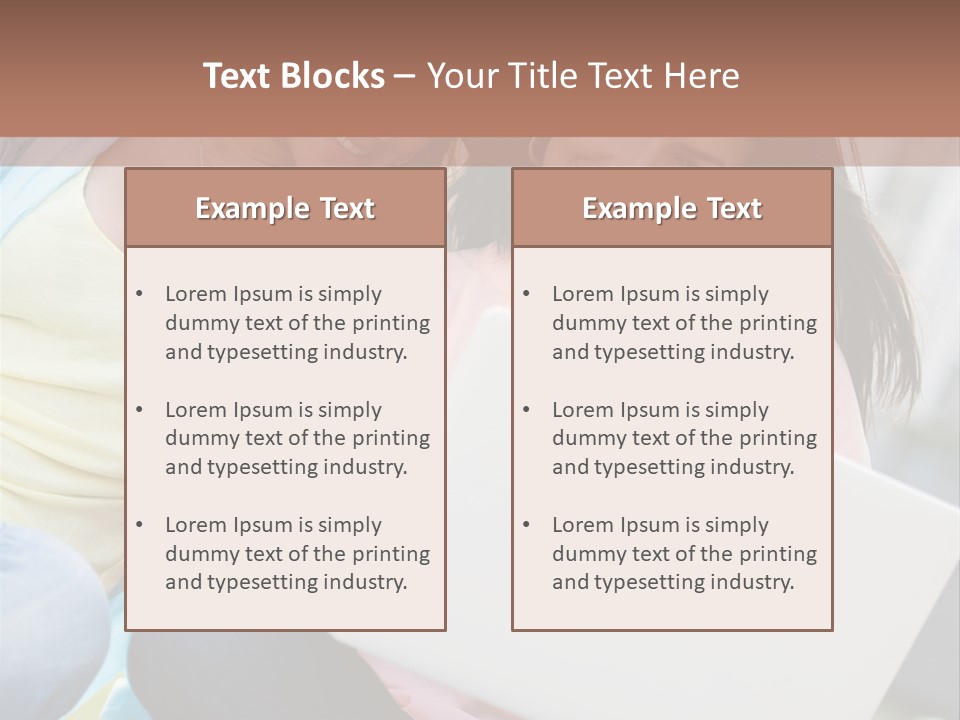 Joyful Lifestyle Adults PowerPoint Template