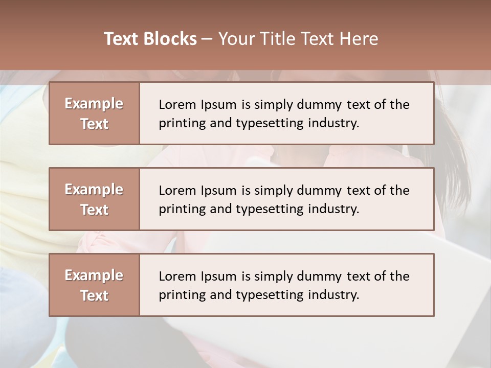Joyful Lifestyle Adults PowerPoint Template