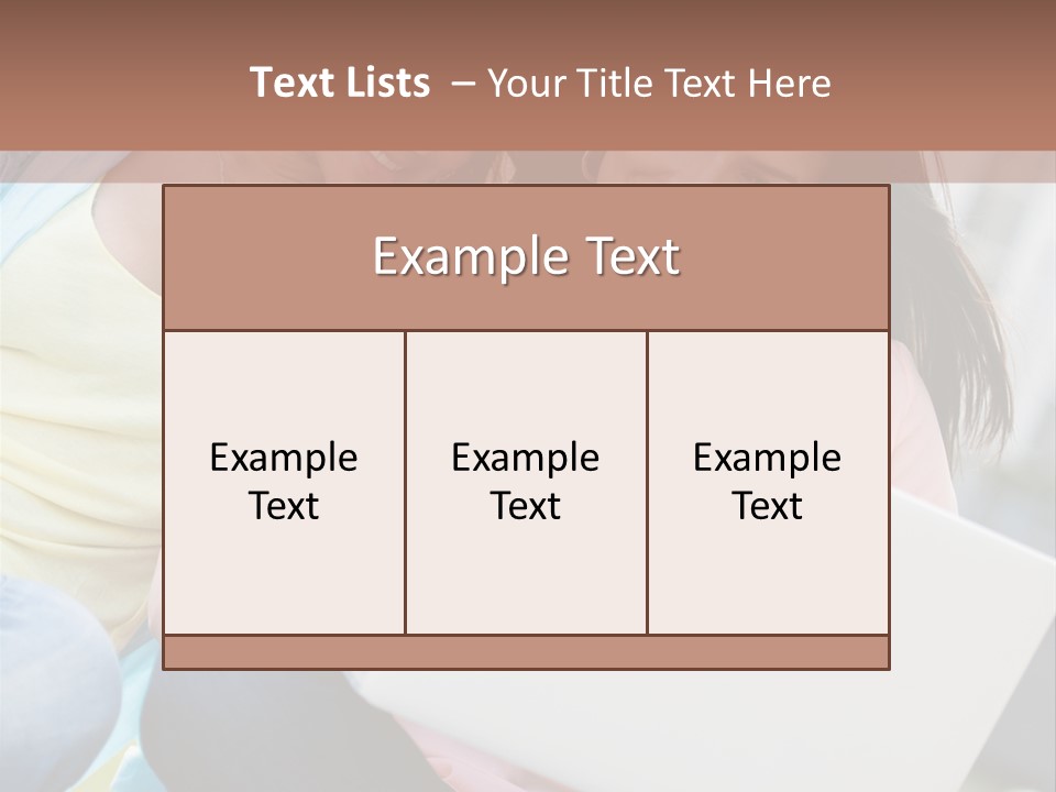 Joyful Lifestyle Adults PowerPoint Template