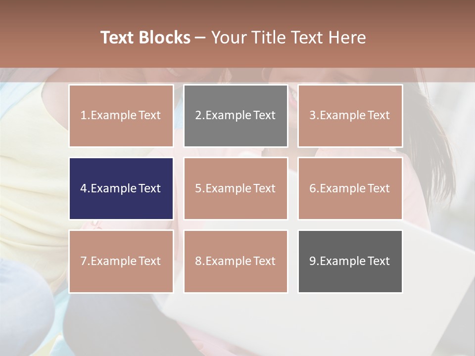 Joyful Lifestyle Adults PowerPoint Template