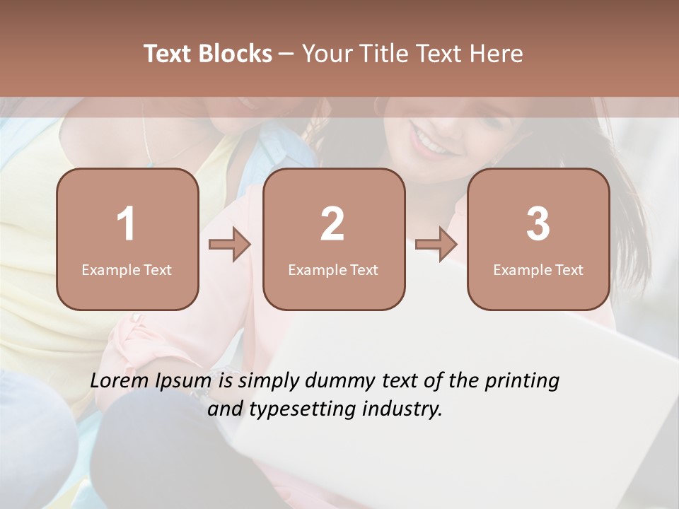 Joyful Lifestyle Adults PowerPoint Template