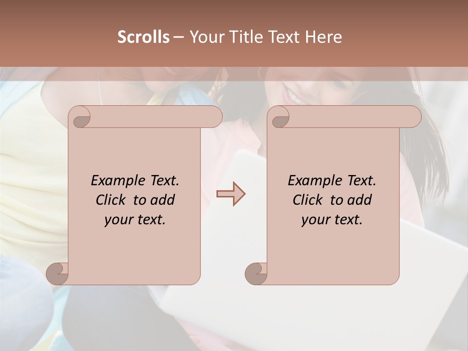 Joyful Lifestyle Adults PowerPoint Template