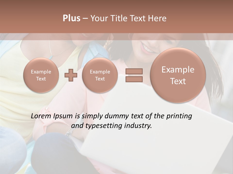 Joyful Lifestyle Adults PowerPoint Template