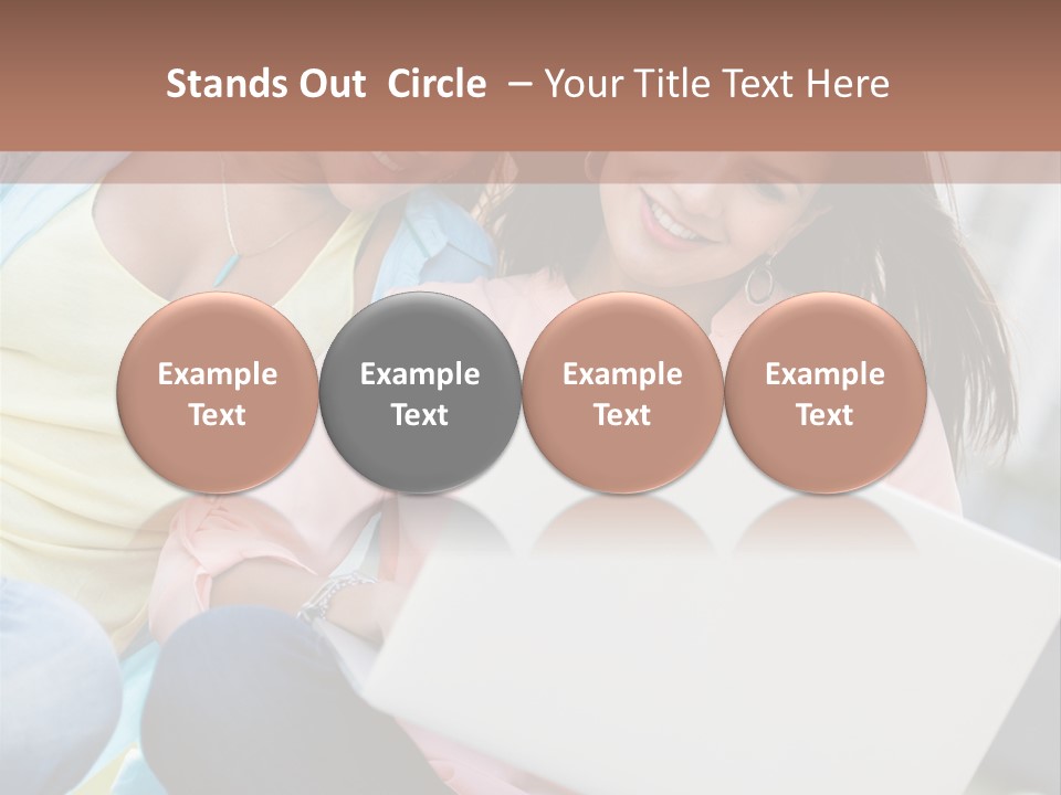 Joyful Lifestyle Adults PowerPoint Template