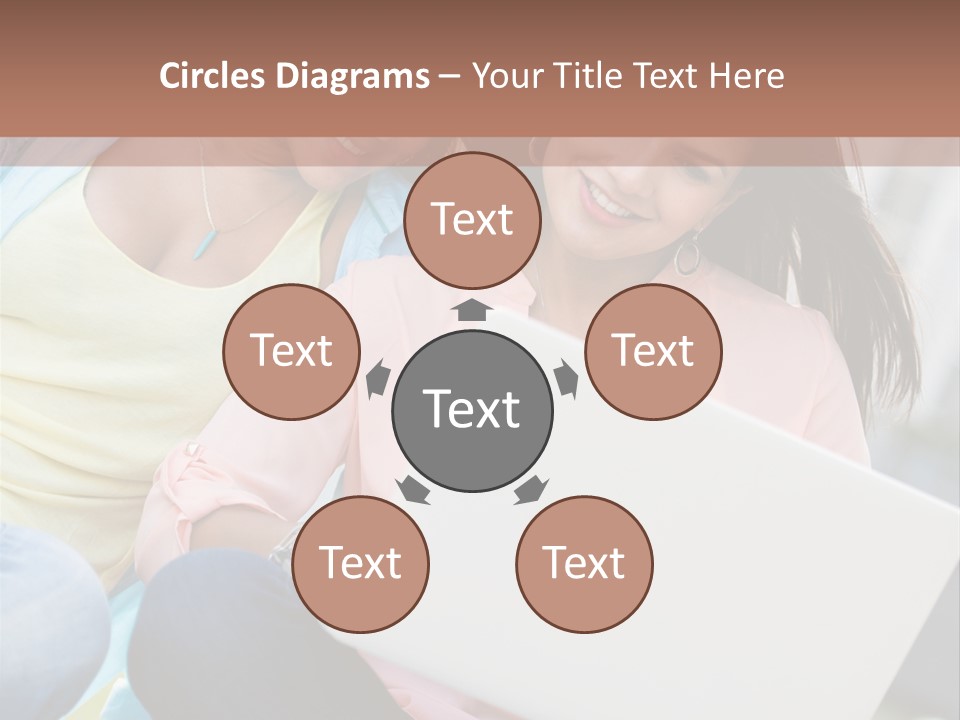 Joyful Lifestyle Adults PowerPoint Template