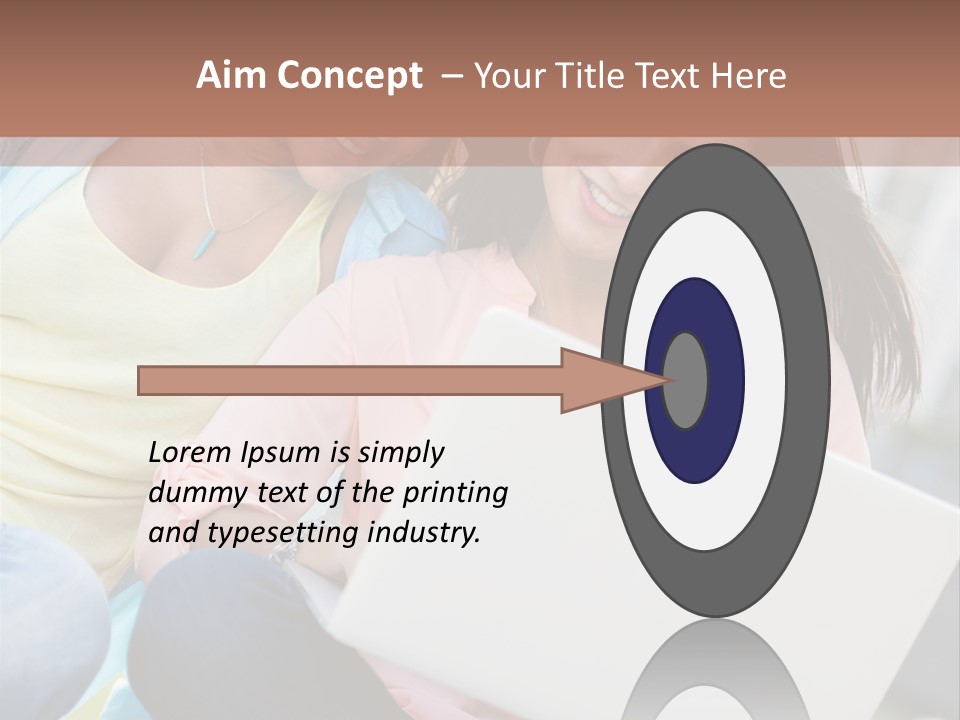 Joyful Lifestyle Adults PowerPoint Template