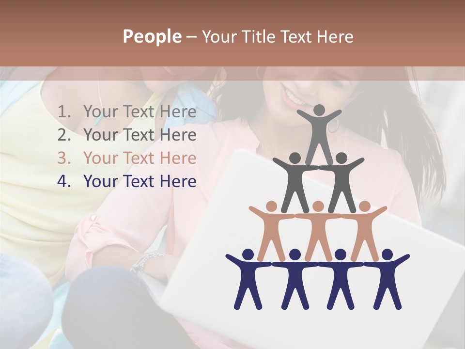 Joyful Lifestyle Adults PowerPoint Template