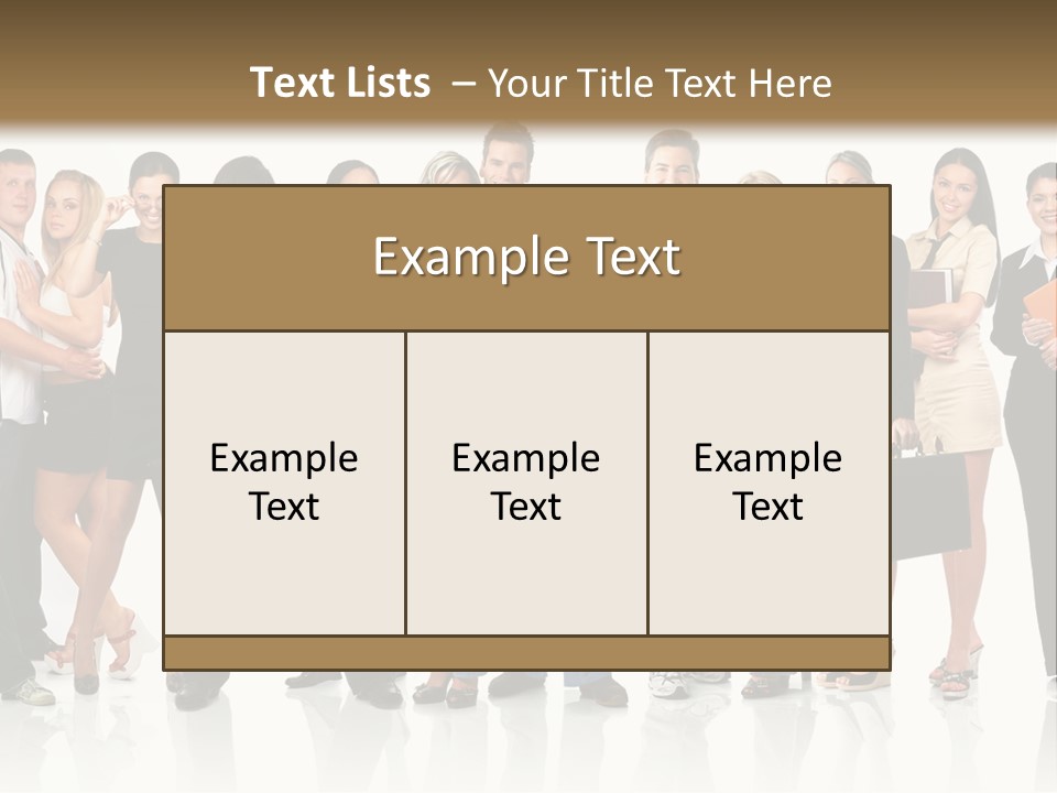 Group Student Isolated PowerPoint Template