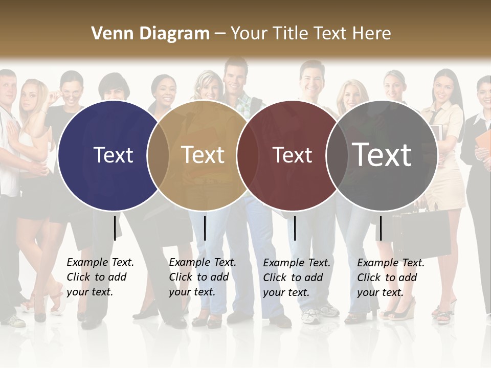 Group Student Isolated PowerPoint Template