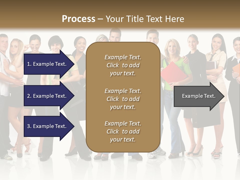 Group Student Isolated PowerPoint Template
