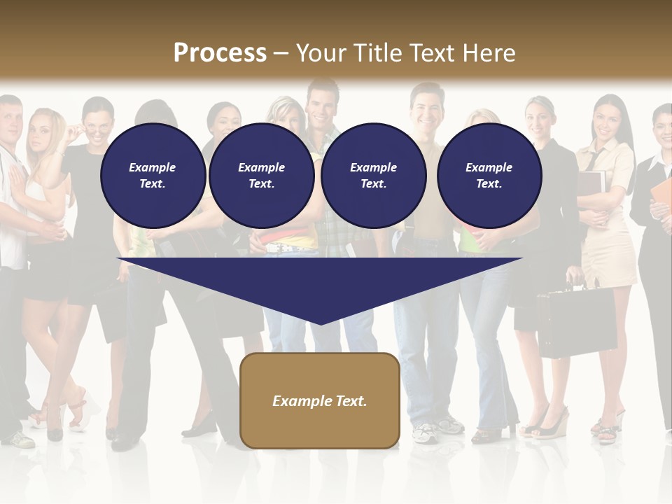 Group Student Isolated PowerPoint Template