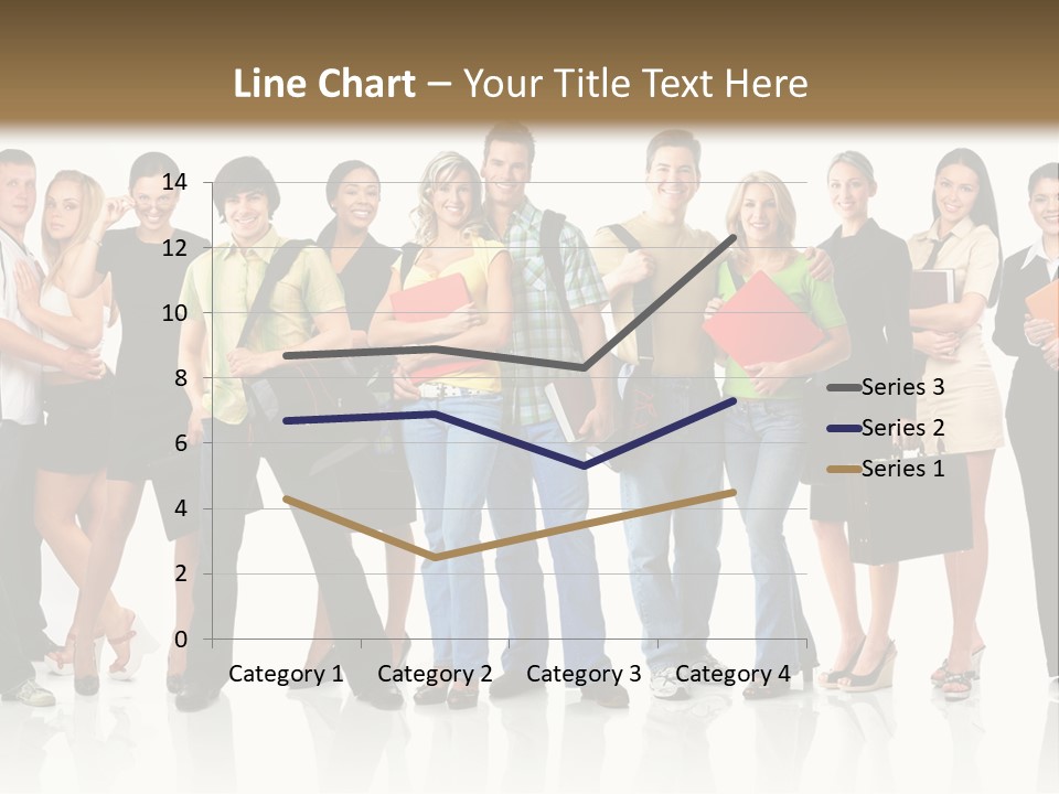 Group Student Isolated PowerPoint Template