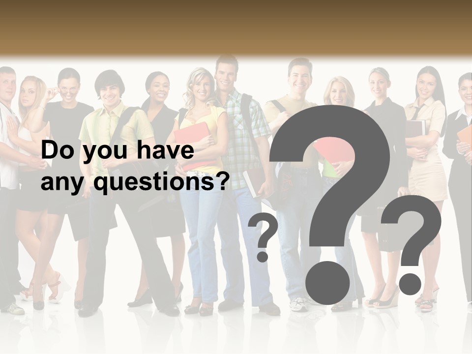 Group Student Isolated PowerPoint Template