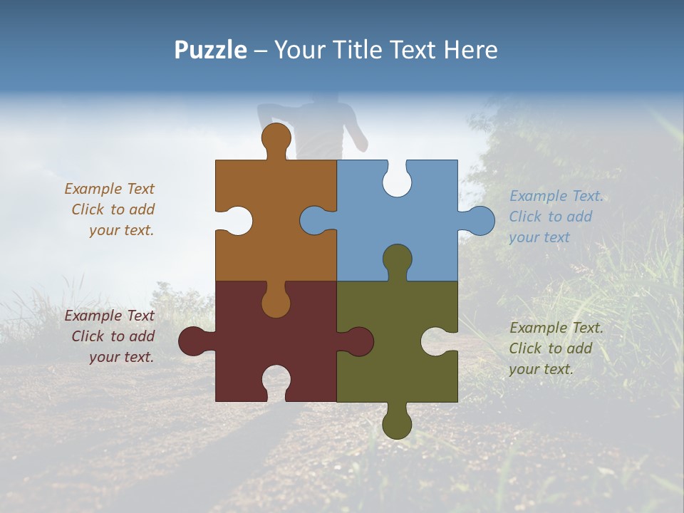Singlet Bush Slim PowerPoint Template