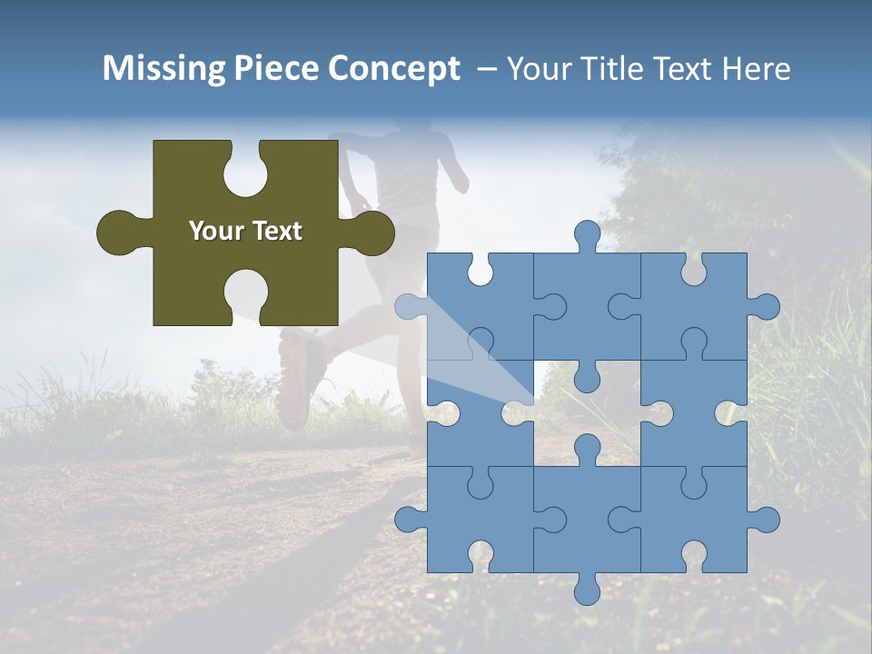 Singlet Bush Slim PowerPoint Template