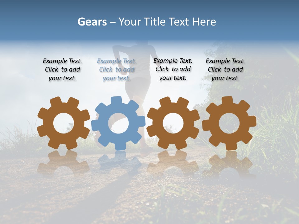 Singlet Bush Slim PowerPoint Template