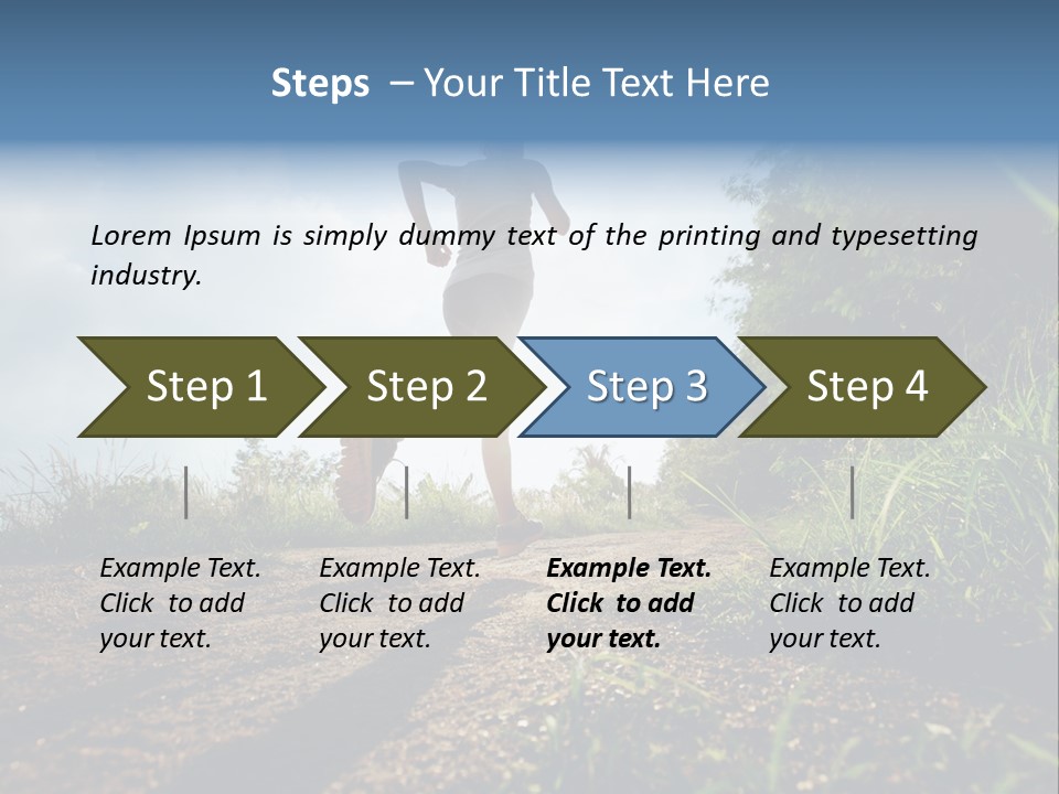 Singlet Bush Slim PowerPoint Template