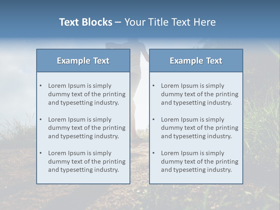Singlet Bush Slim PowerPoint Template
