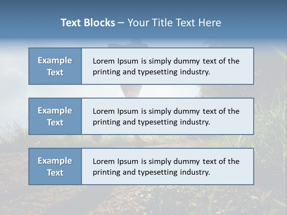 Singlet Bush Slim PowerPoint Template
