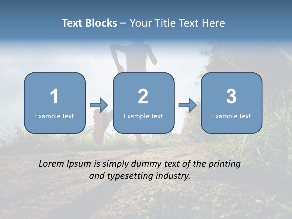 Singlet Bush Slim PowerPoint Template