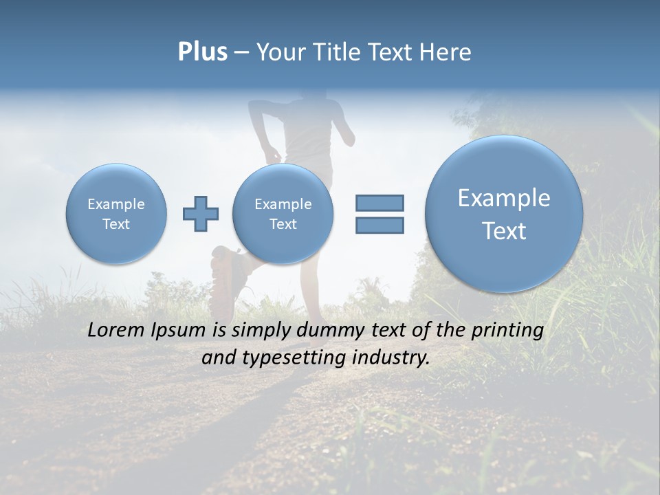 Singlet Bush Slim PowerPoint Template