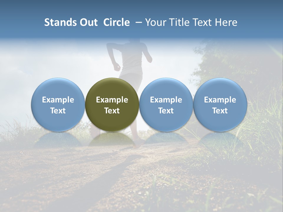 Singlet Bush Slim PowerPoint Template