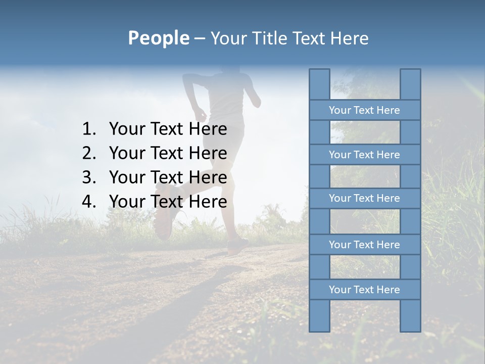 Singlet Bush Slim PowerPoint Template