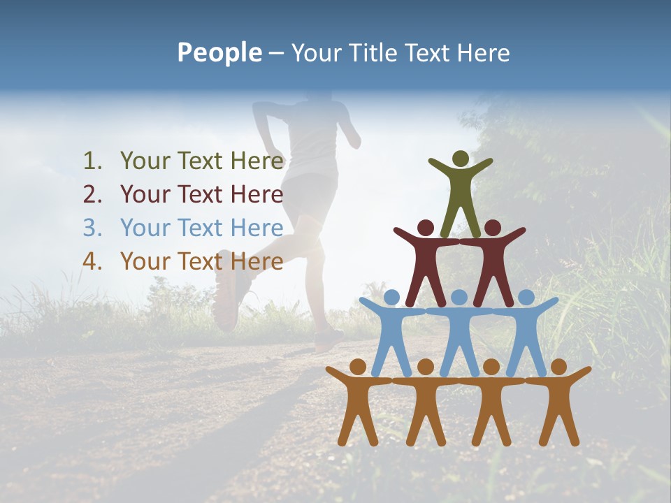 Singlet Bush Slim PowerPoint Template