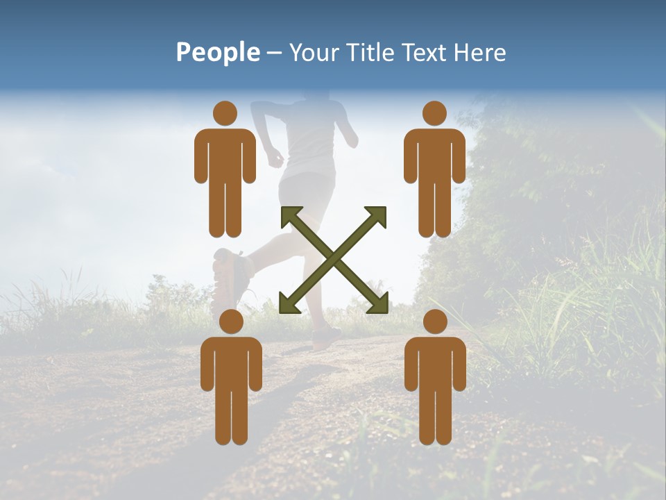 Singlet Bush Slim PowerPoint Template