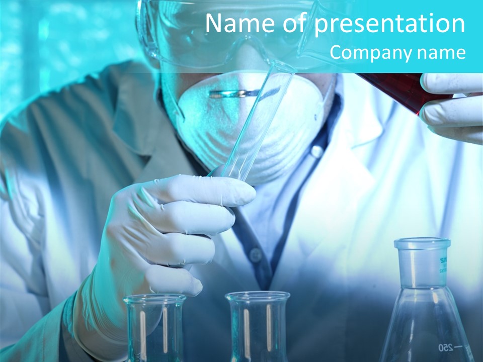 Analysis Professional Biology PowerPoint Template