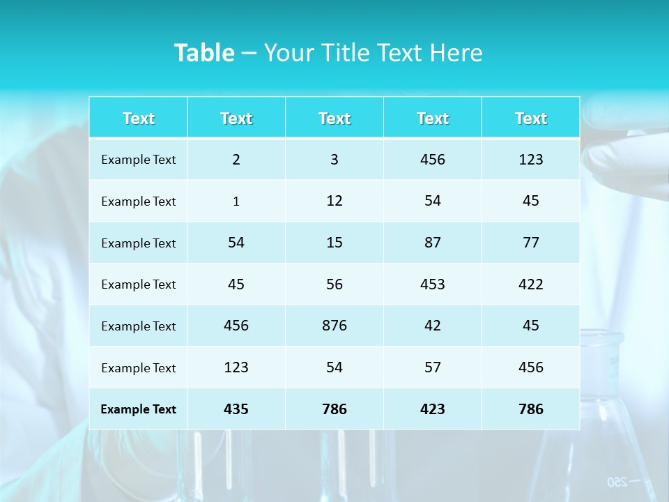 Analysis Professional Biology PowerPoint Template