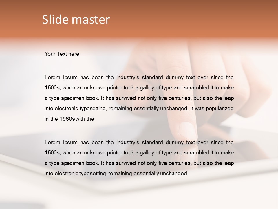 Pad Global Tablet PowerPoint Template