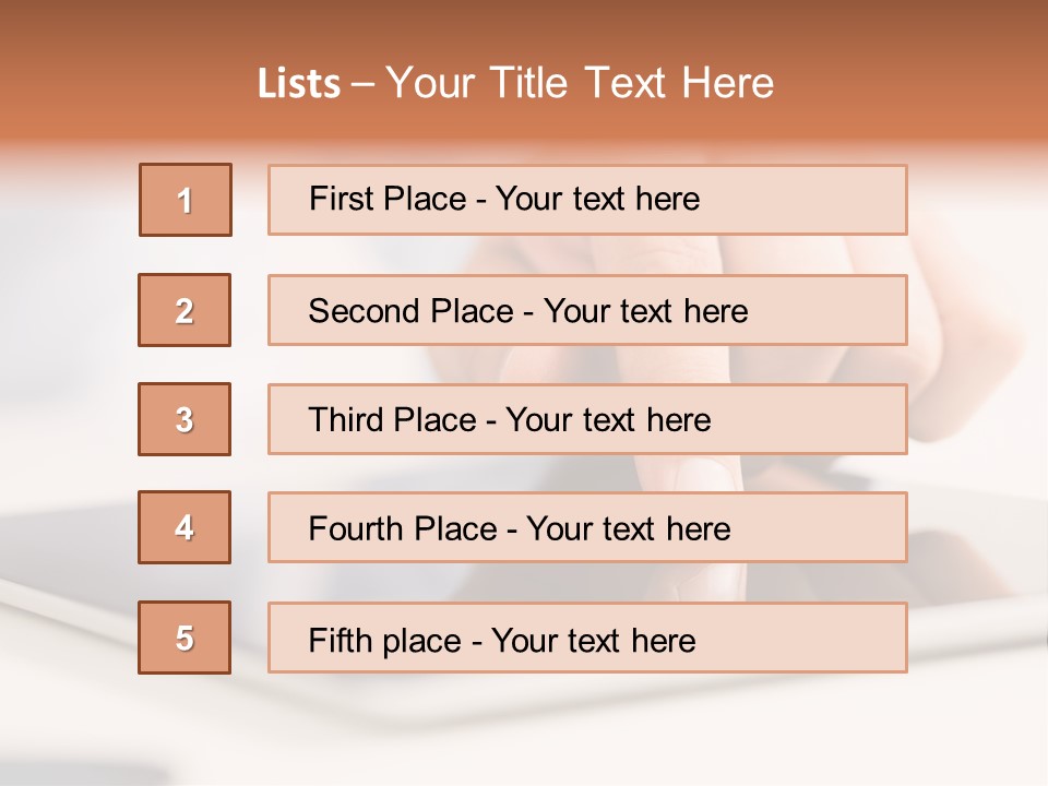 Pad Global Tablet PowerPoint Template