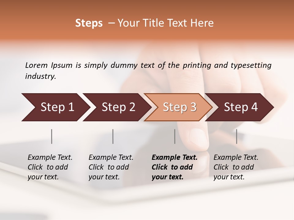 Pad Global Tablet PowerPoint Template