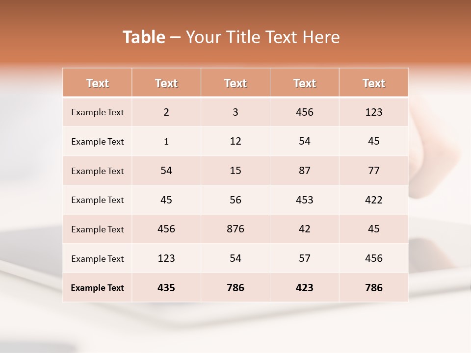 Pad Global Tablet PowerPoint Template