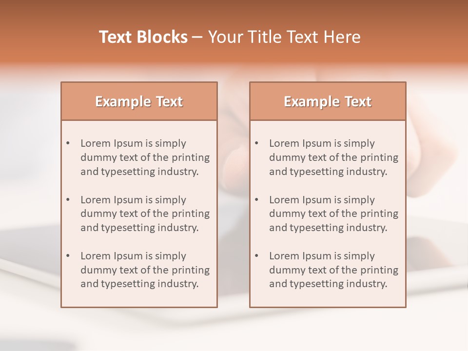 Pad Global Tablet PowerPoint Template