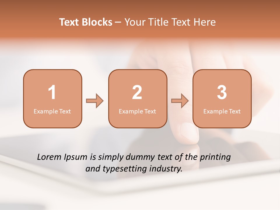 Pad Global Tablet PowerPoint Template