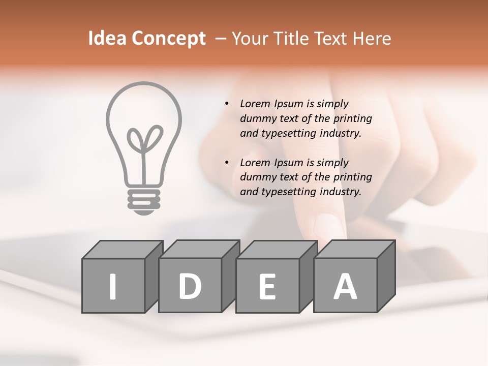 Pad Global Tablet PowerPoint Template
