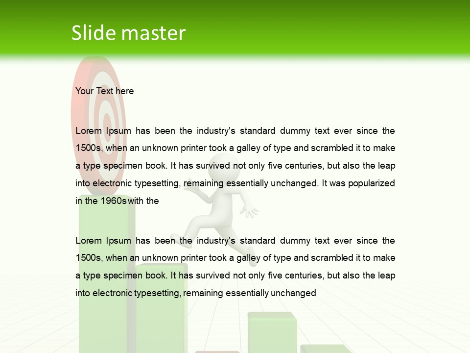 Statistics Growth Barrier PowerPoint Template