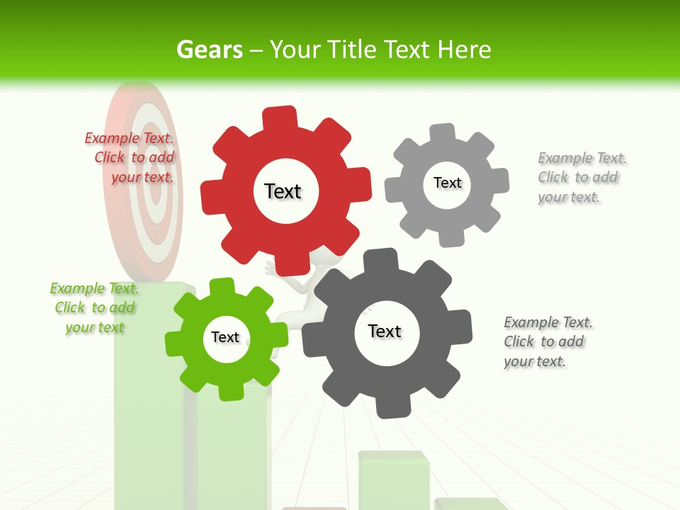 Statistics Growth Barrier PowerPoint Template