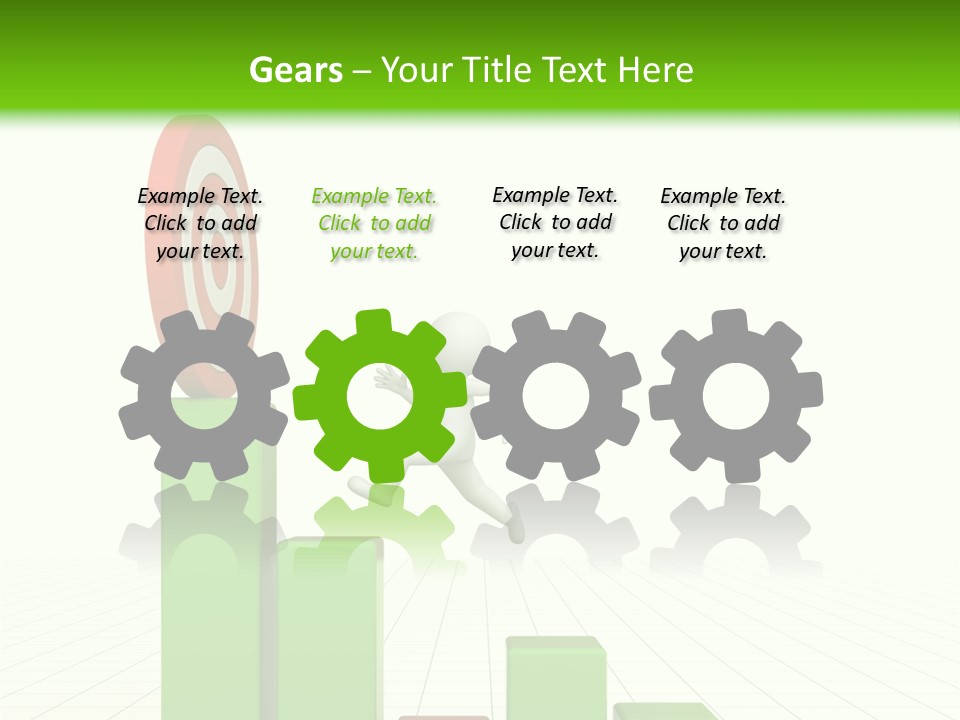 Statistics Growth Barrier PowerPoint Template