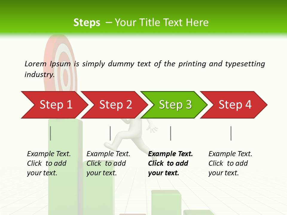 Statistics Growth Barrier PowerPoint Template