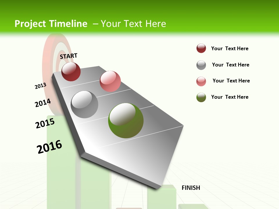 Statistics Growth Barrier PowerPoint Template