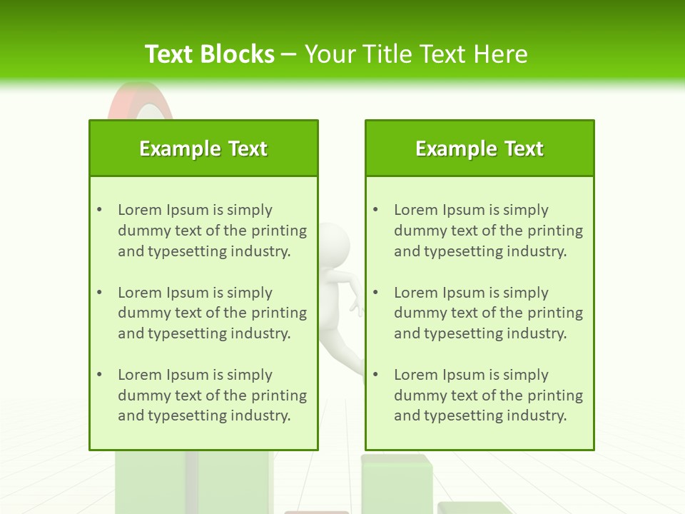 Statistics Growth Barrier PowerPoint Template