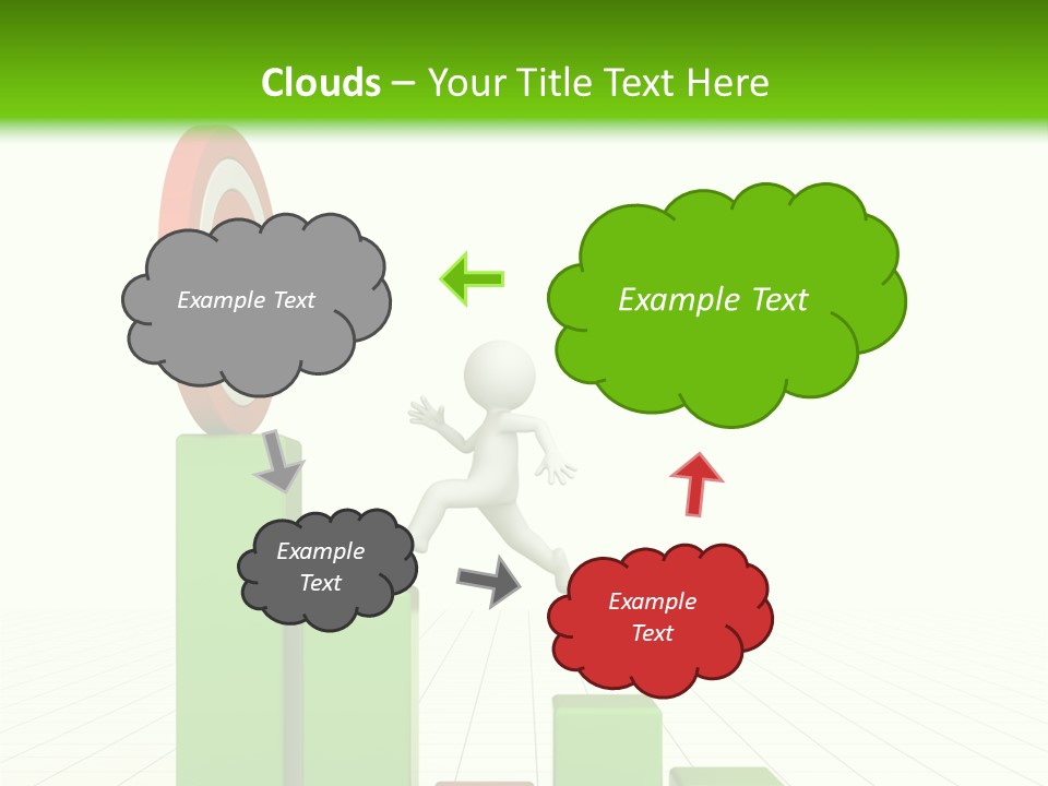Statistics Growth Barrier PowerPoint Template