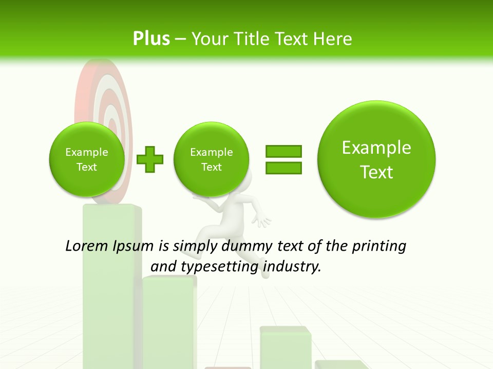 Statistics Growth Barrier PowerPoint Template
